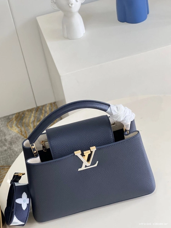 Official oldcobbler VUITTON CAPUCINES MM LOUIS 0810